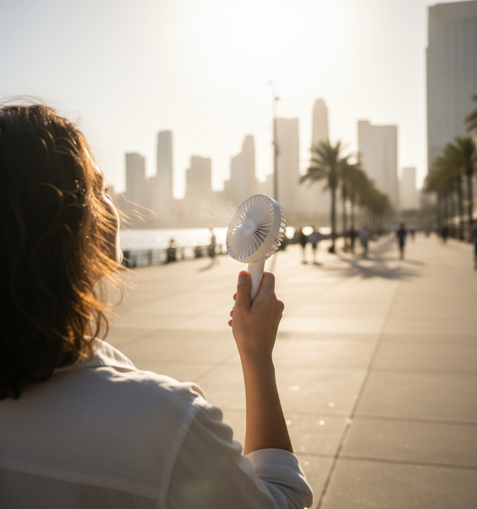 2026 Handheld Fan Review: Navigating the Summer Heat with Portable Cooling — AI-generated illustration