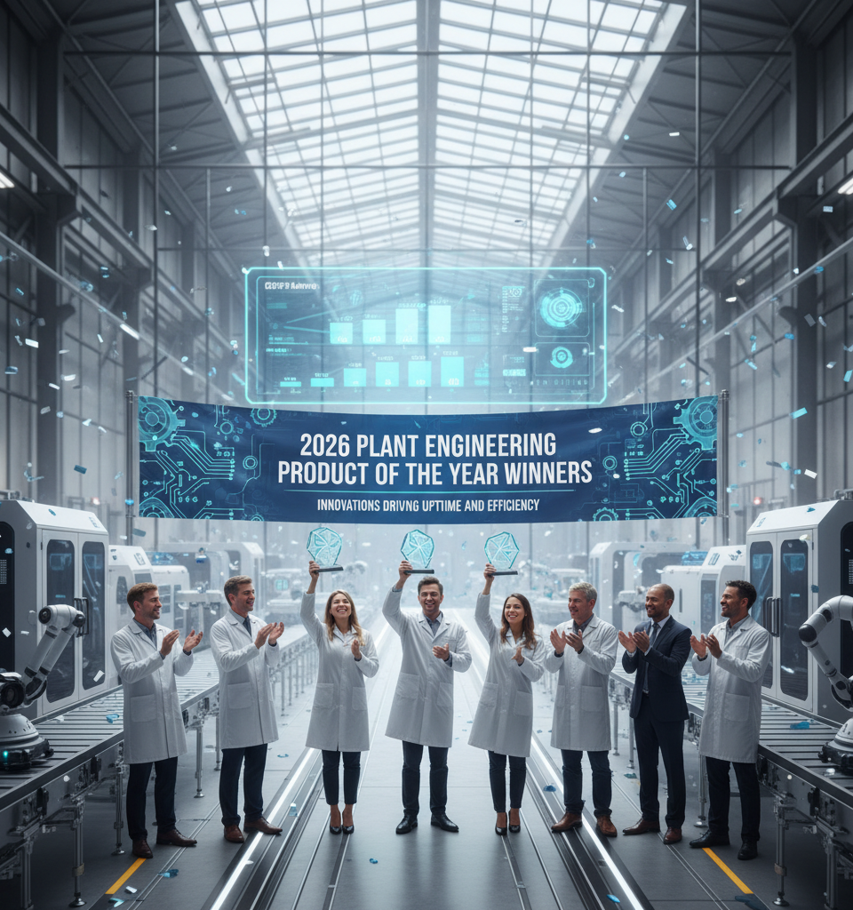 2026 Plant Engineering Product of the Year Winners Announced: Innovations Driving Uptime and Efficiency — AI-generated illustration