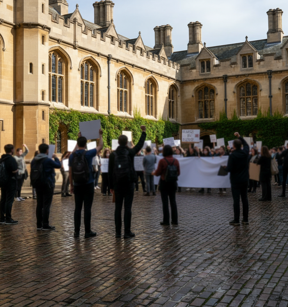 Academics Demand Independent Inquiry into Professor Jason Arday's Cambridge Appointment — AI-generated illustration