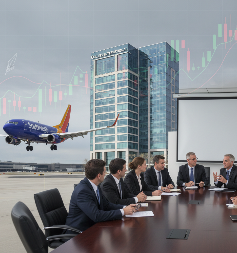 Activist Investors Target Southwest, Colliers, and Other Firms, Signaling Portfolio Shake-ups — AI-generated illustration