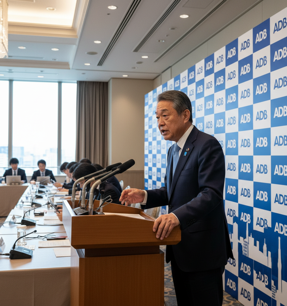 ADB Chief Sounds Alarm: Japan's Gradual Rate Hikes Risk Further Yen Depreciation — AI-generated illustration