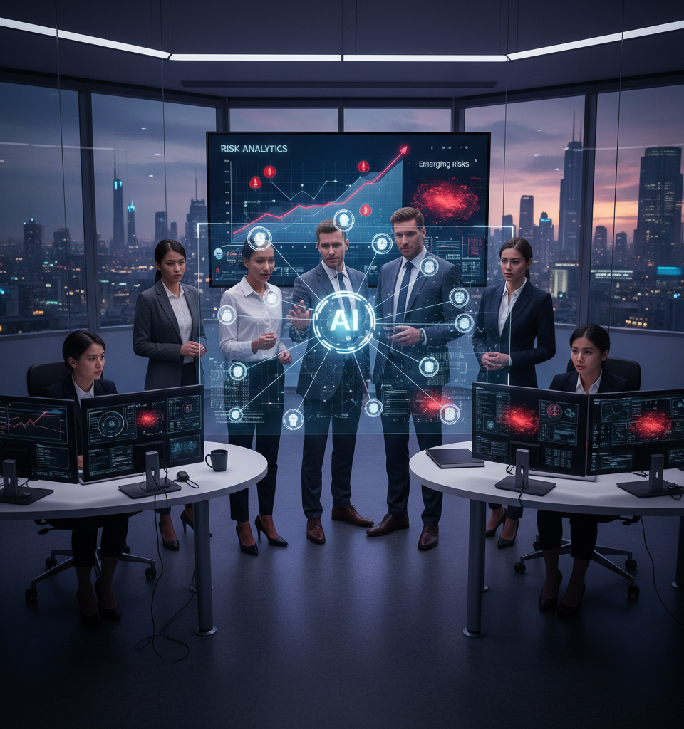 Agent Management Platforms: Orchestrating AI's Rise While Navigating Emerging Risks — AI-generated illustration