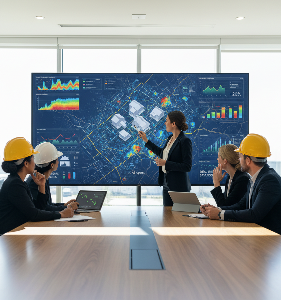 AI Agent Revolutionizes Land Valuation for Homebuilders, Mitigating Deal Risk — AI-generated illustration