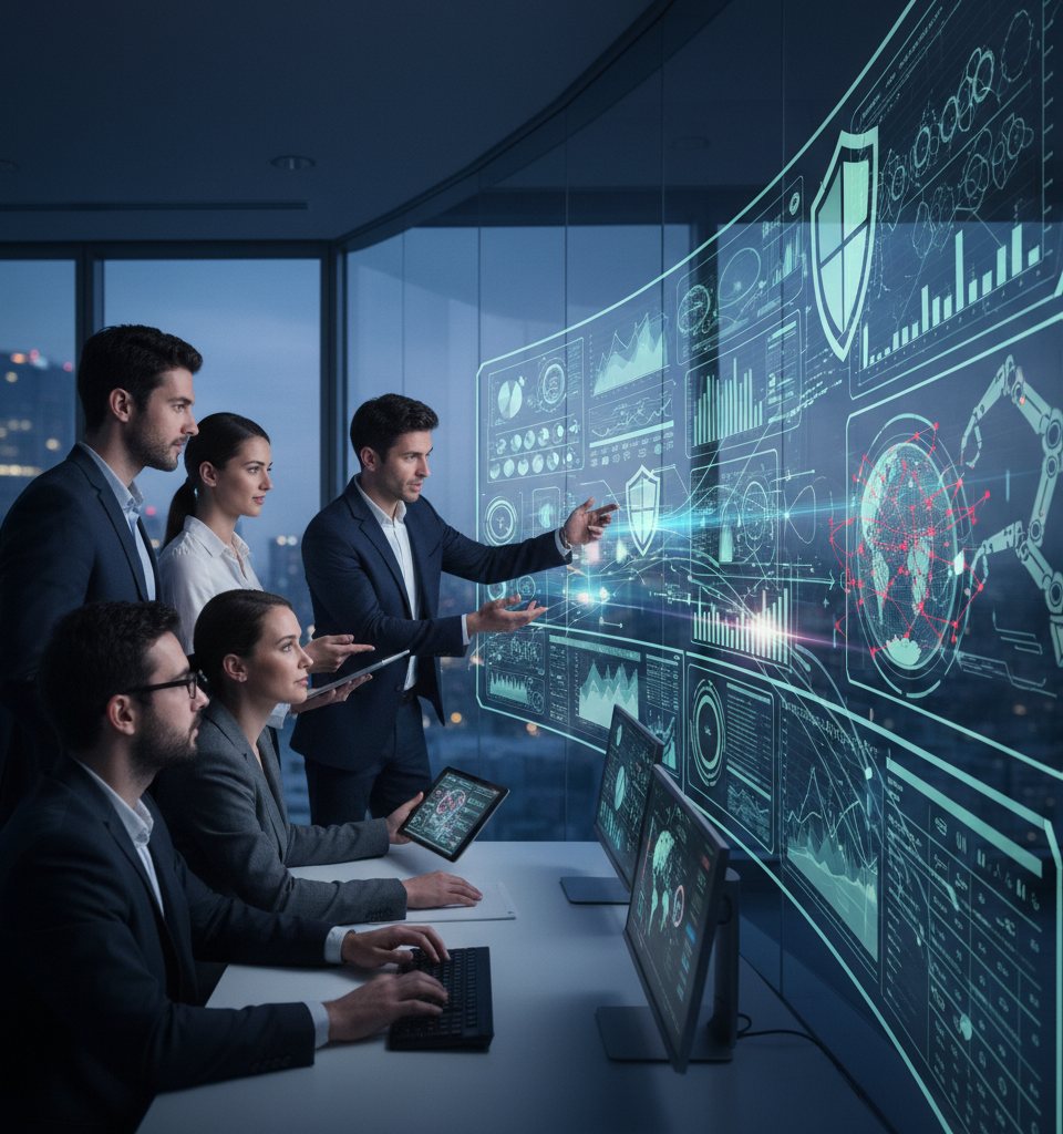 AI and Automation Redefine IT Service: A Mandate for Speed and Security in a Complex Threat Landscape — AI-generated illustration