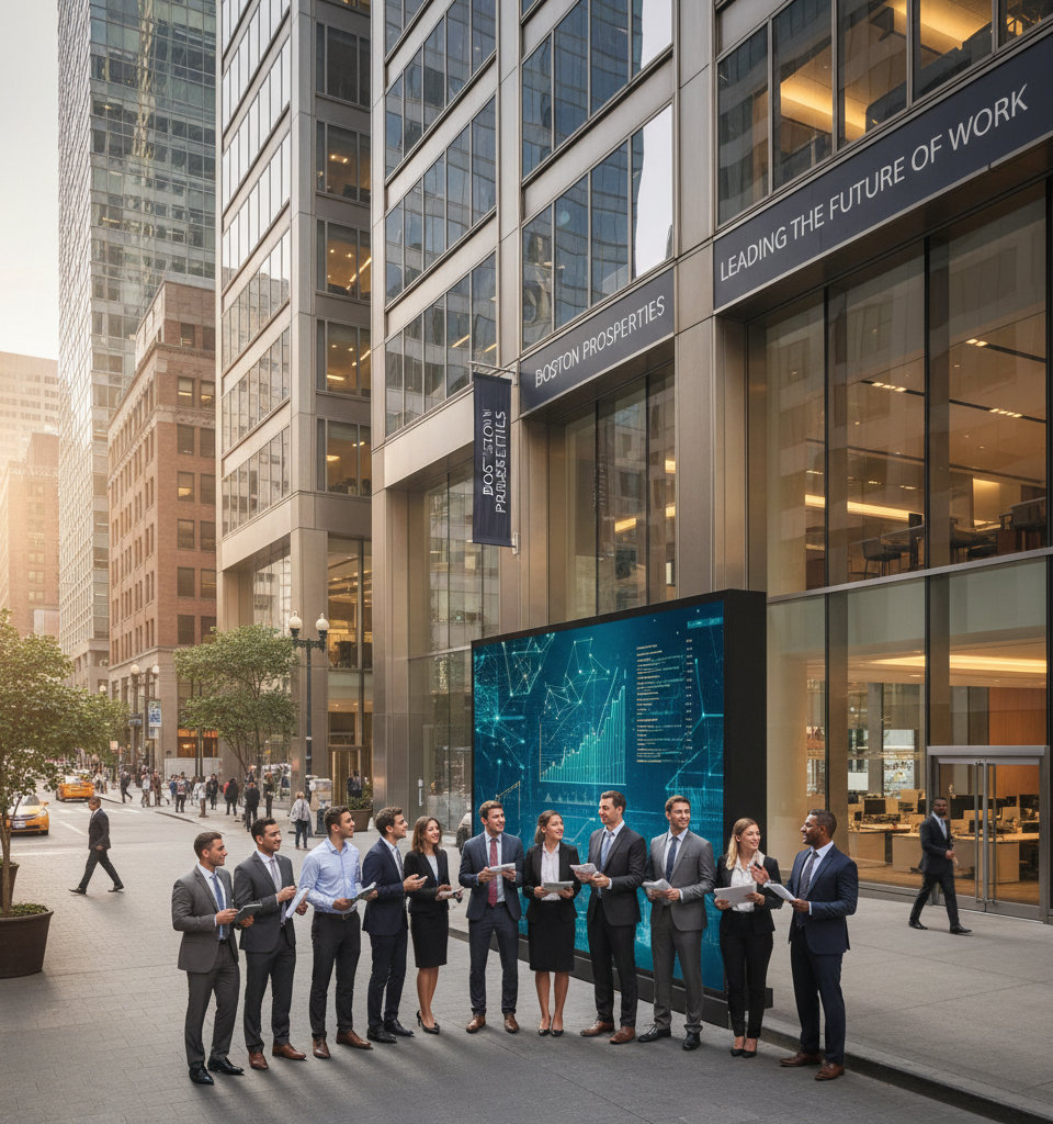 AI Boom Drives Surge in Class A Office Leasing for BXP, Signaling Market Resilience — AI-generated illustration