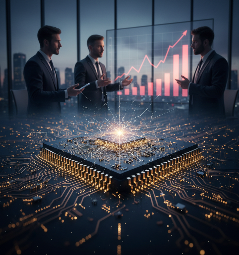 AI Chip Market Faces Inevitable Correction Amidst Unprecedented Boom, Analysts Warn — AI-generated illustration