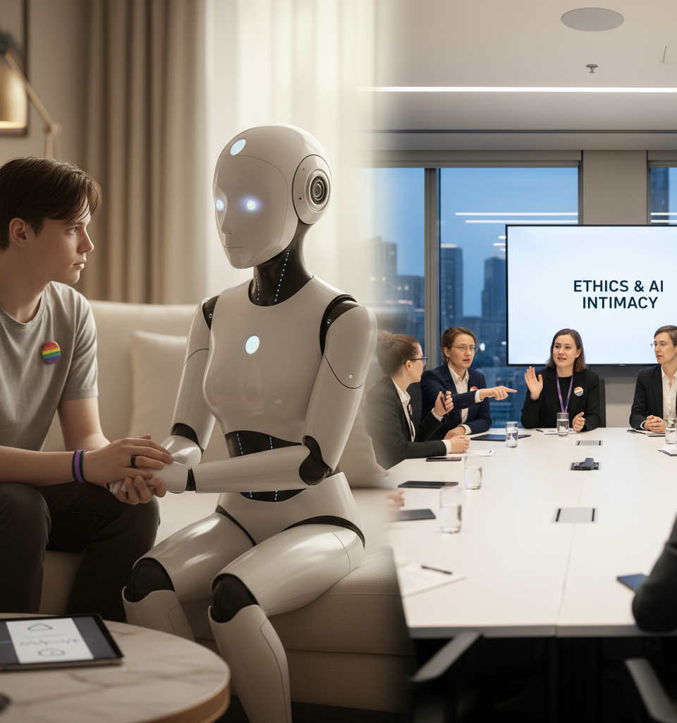 AI Companions Offer Intimacy to Asexual Individuals, Sparking Debate Among Advocates — AI-generated illustration