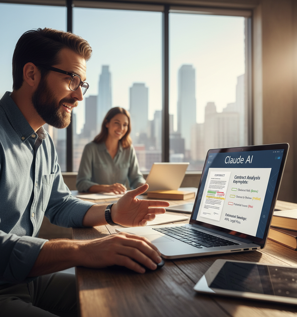 AI Contract Review: Claude's New Skill Promises Legal Savings for Small Businesses — AI-generated illustration