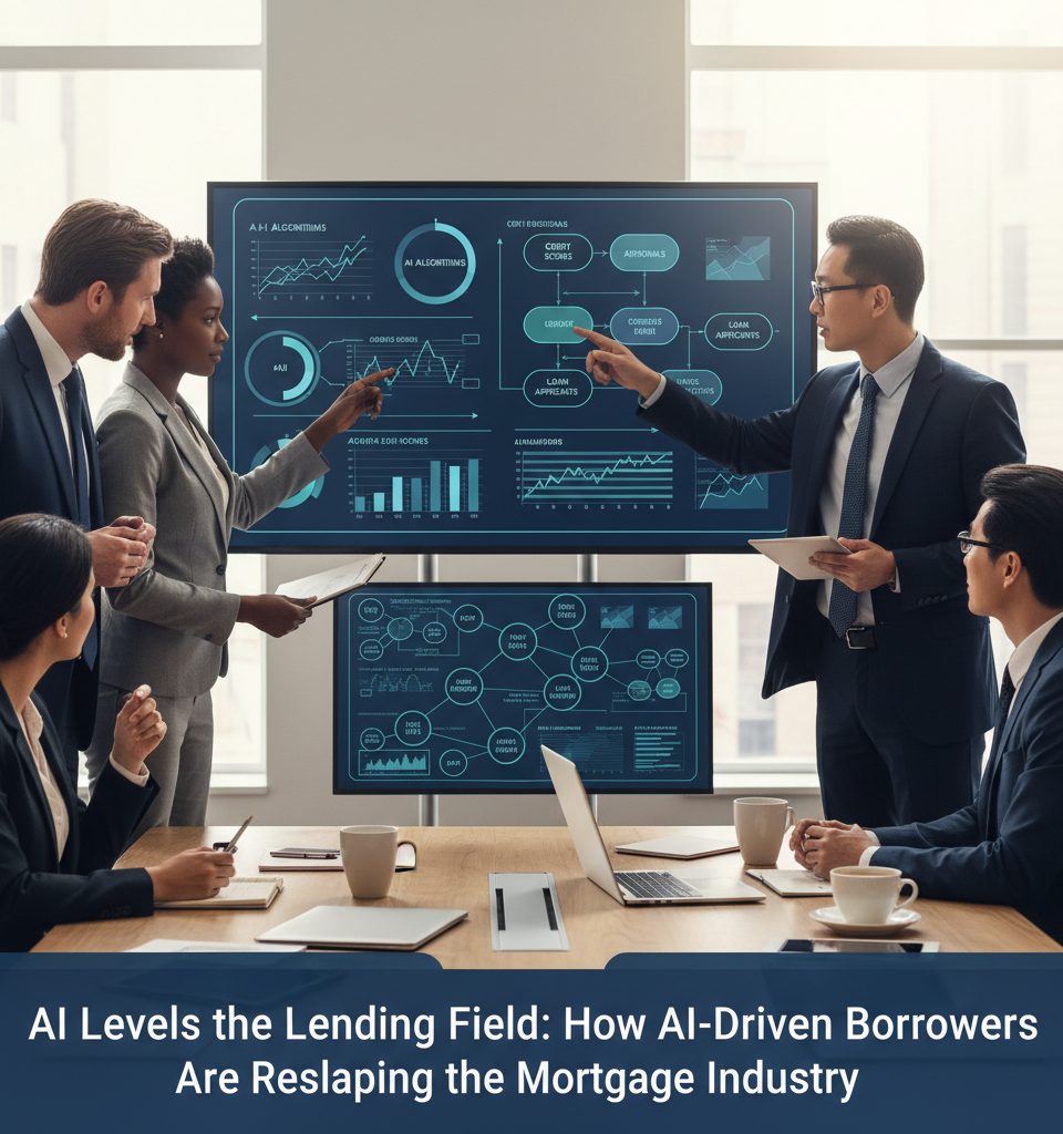AI Levels the Lending Field: How AI-Driven Borrowers Are Reshaping the Mortgage Industry — AI-generated illustration