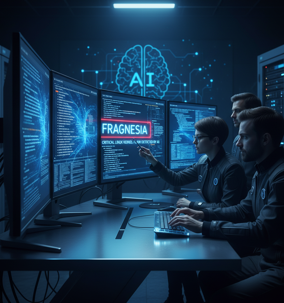 AI-Powered Discovery Unearths Third Critical Linux Kernel Flaw in Weeks: The Fragnesia Vulnerability — AI-generated illustration