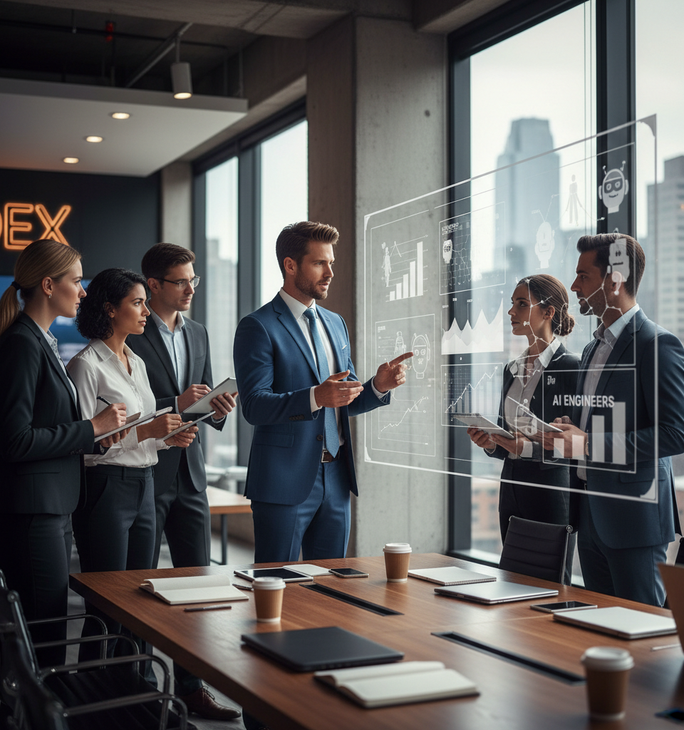 AI Recruiting Innovator Dex Secures $5.3M Seed Funding, Achieves Rapid $1.8M ARR in AI Engineer Talent Market — AI-generated illustration