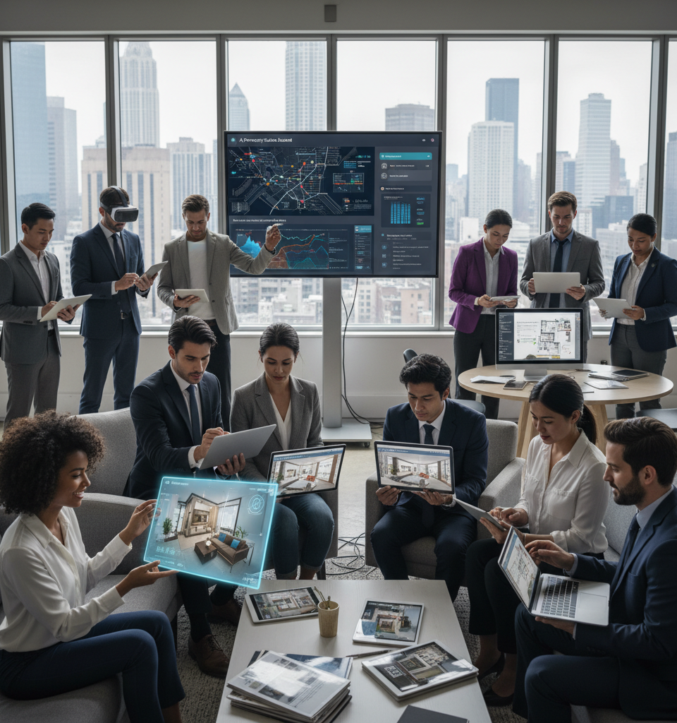 AI Revolutionizes Real Estate: 16 Indispensable Tools Drive Productivity and Profitability — AI-generated illustration