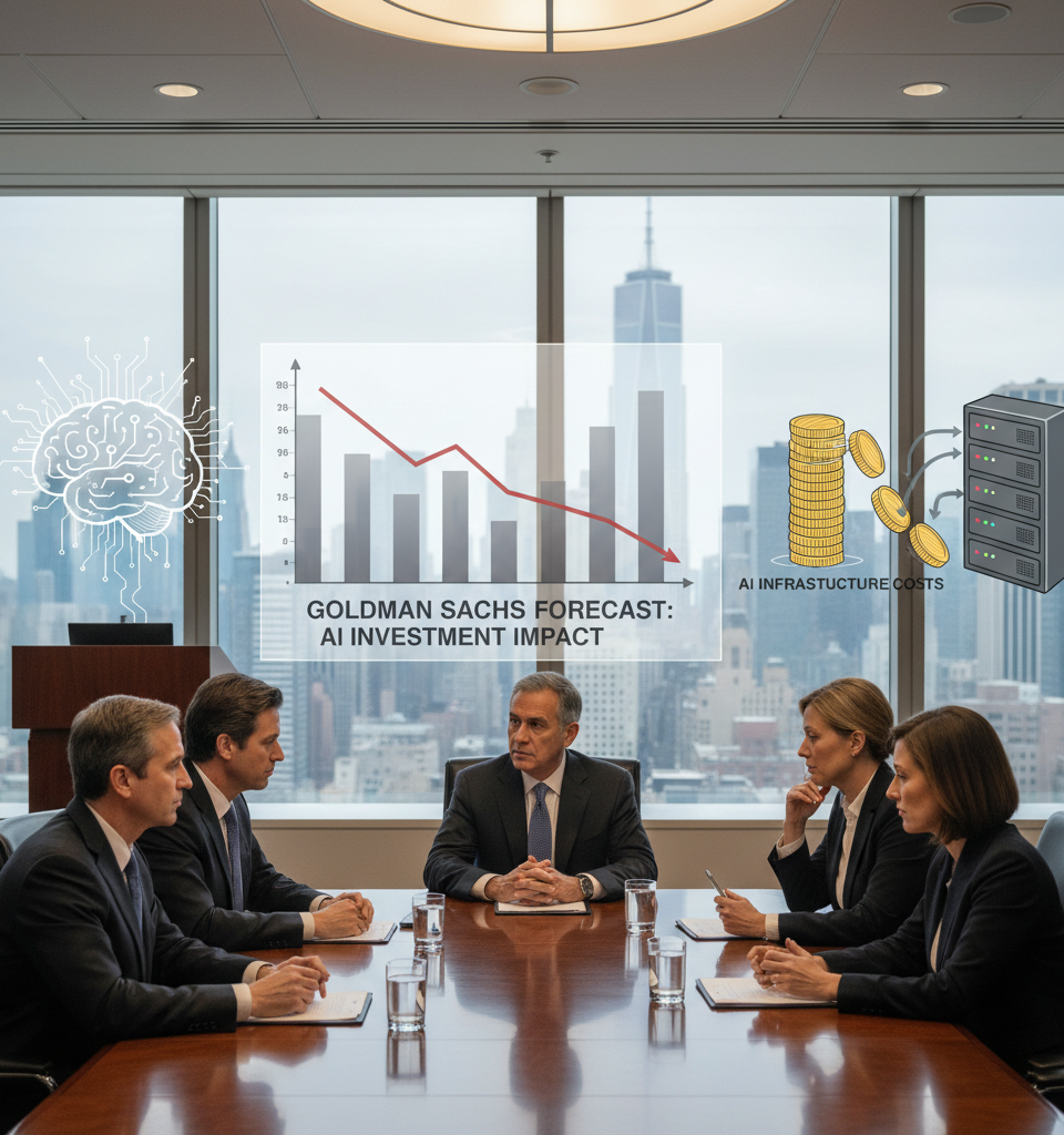 AI's Appetite Curbs Investor Payouts: Goldman Sachs Forecasts Muted Buyback Growth — AI-generated illustration