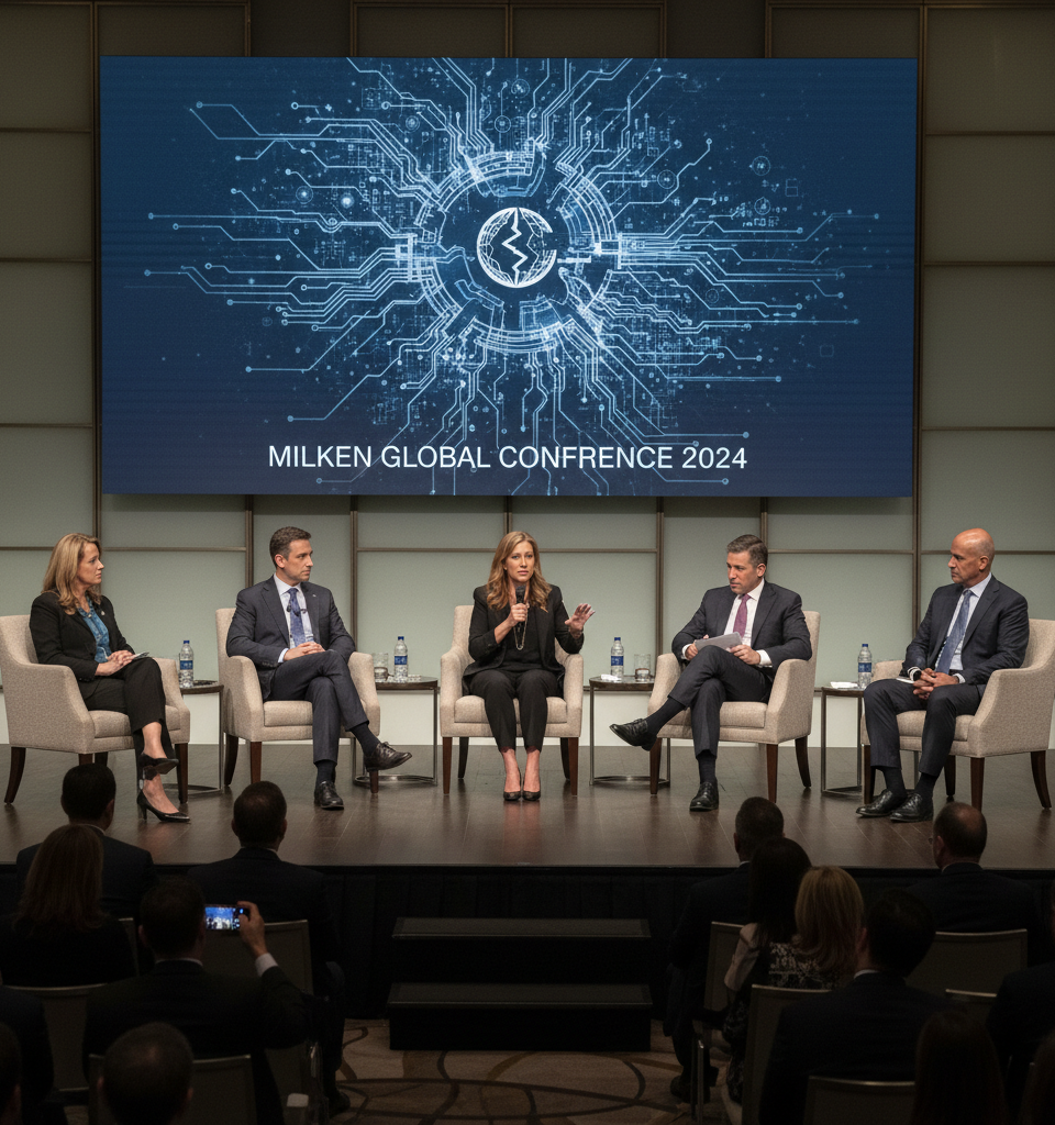 AI's Fragile Foundation: Leaders Warn of Supply Chain Cracks at Milken Conference — AI-generated illustration
