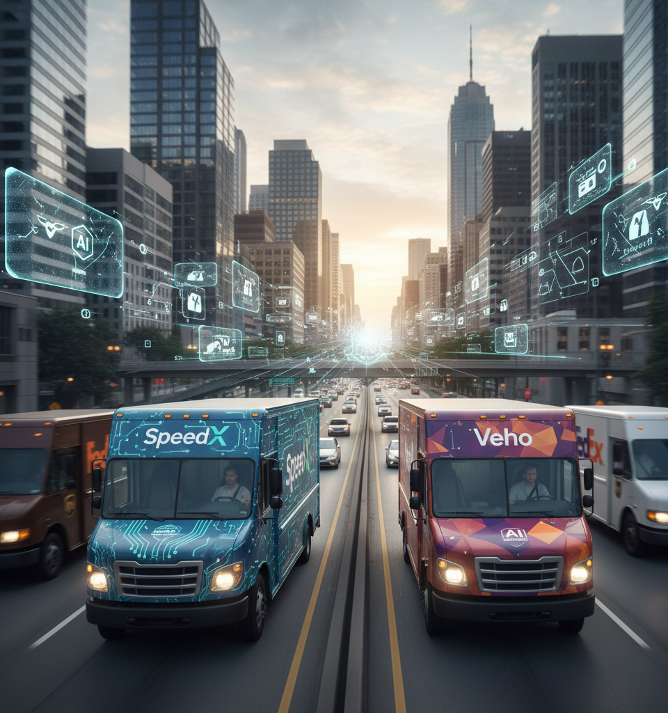 AI's Potential to Level the Playing Field for Alternative Delivery Providers — AI-generated illustration
