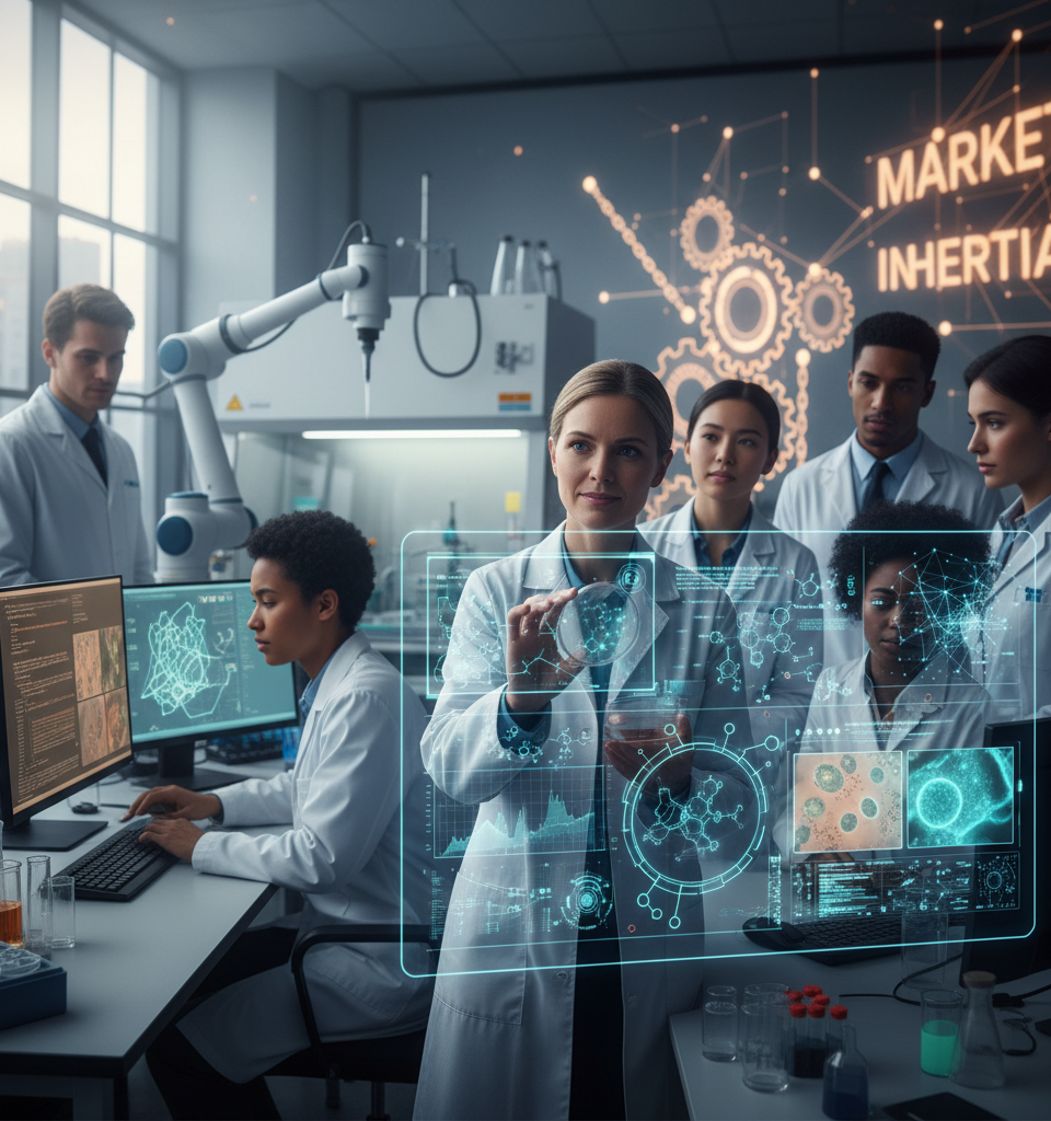 AI's Promise Against Superbugs: Can Innovation Overcome Market Inertia? — AI-generated illustration
