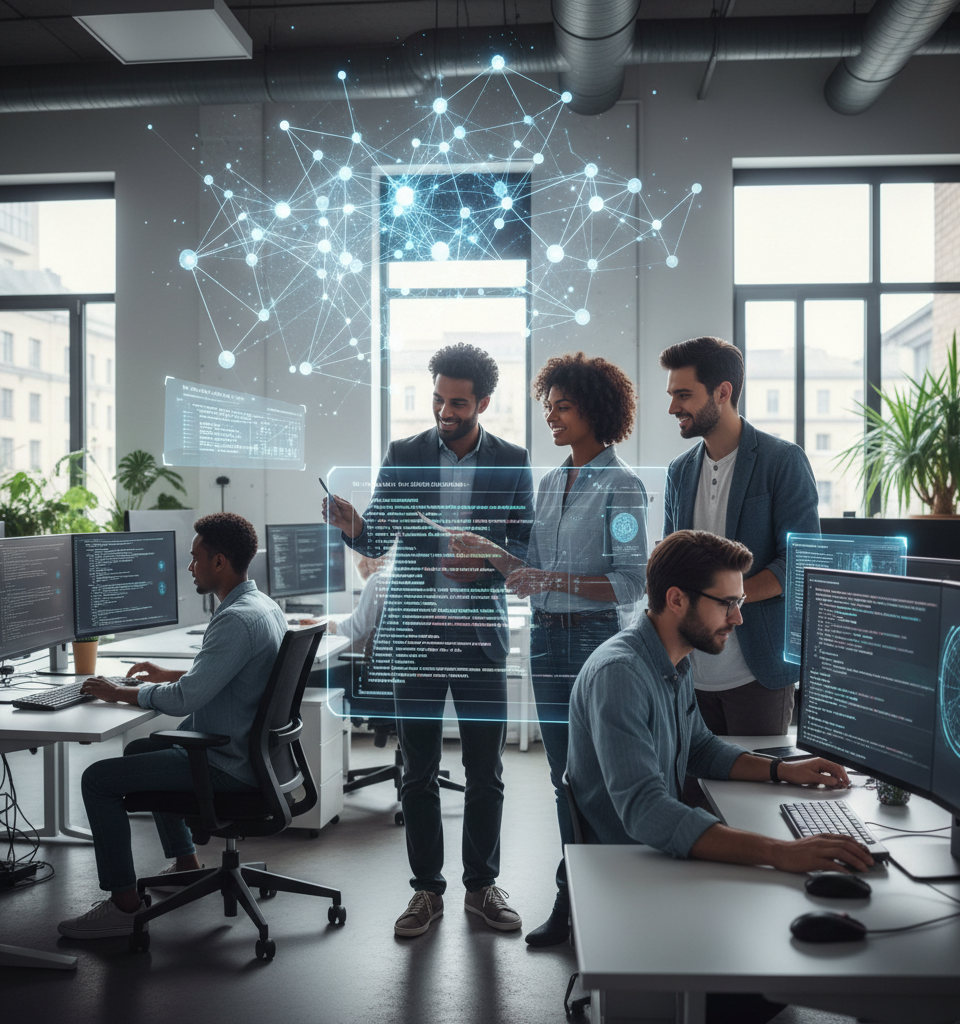 AI's Transformative Power: Why it Could Augment, Not Replace, Software Engineers — AI-generated illustration
