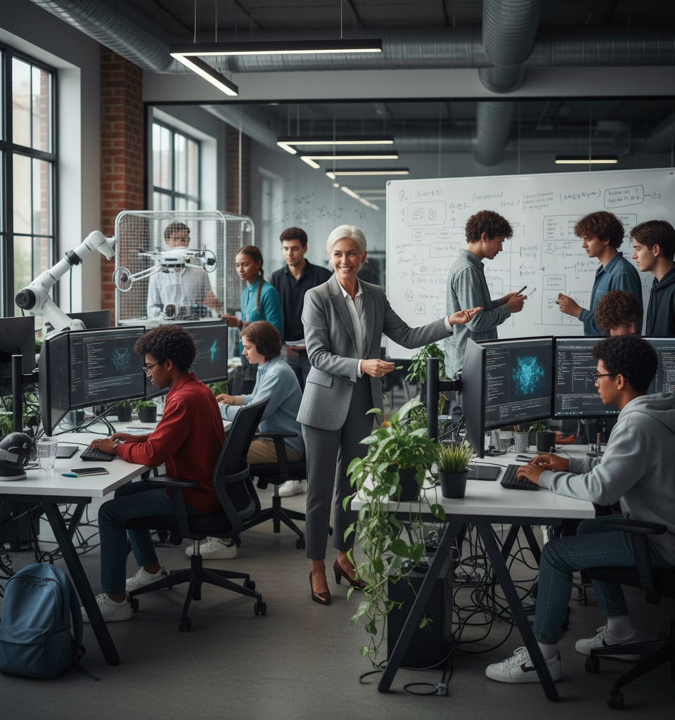 AI Startup Bucks Trend: Founder Prioritizes Untapped Gen Z Talent Amid Hiring Freeze — AI-generated illustration