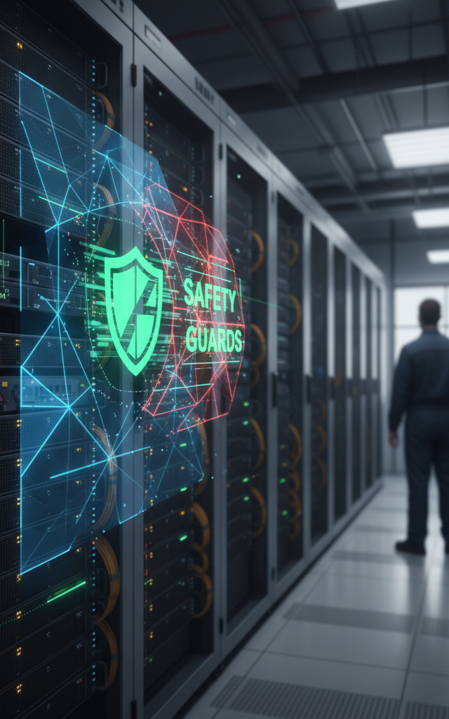 AI Watermarking Tools Could Weaken Large Language Model Safety Guards — AI-generated illustration