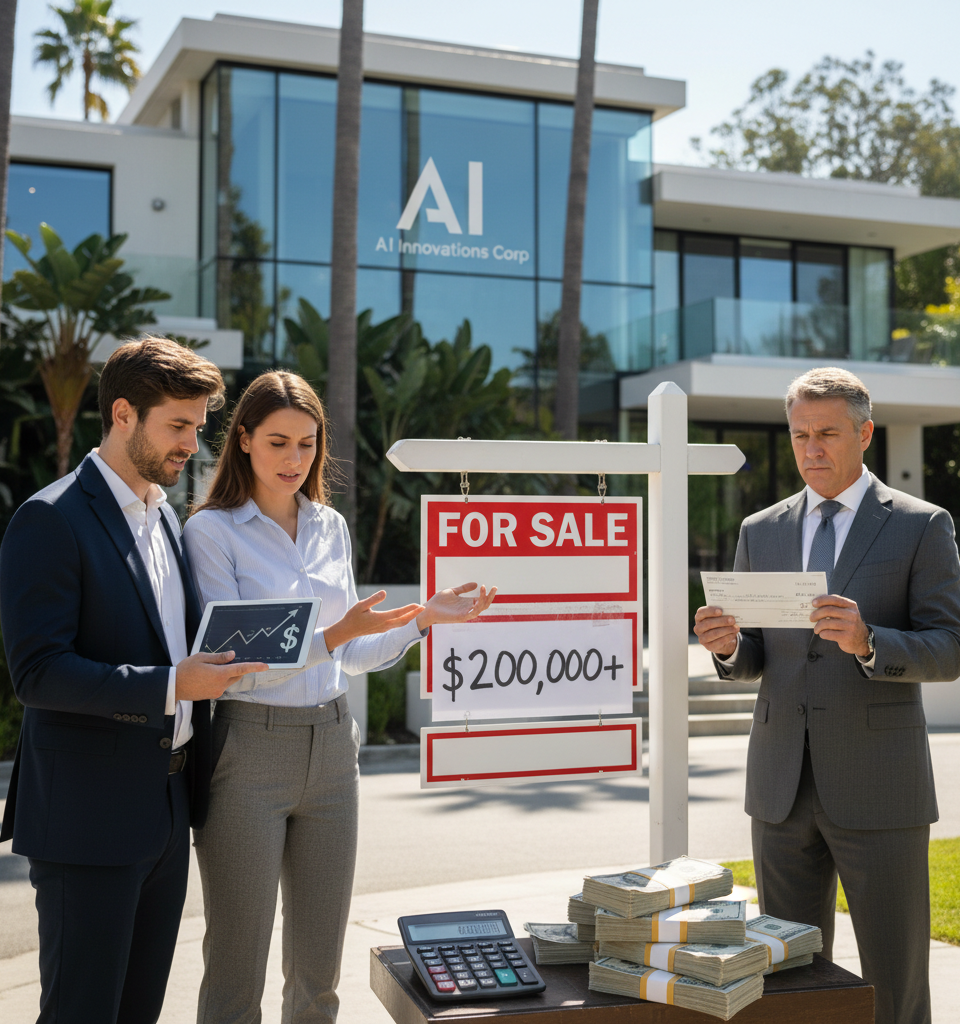 AI Wealth Surge Forces Bay Area Homebuyers to Boost Down Payments by $200K — AI-generated illustration