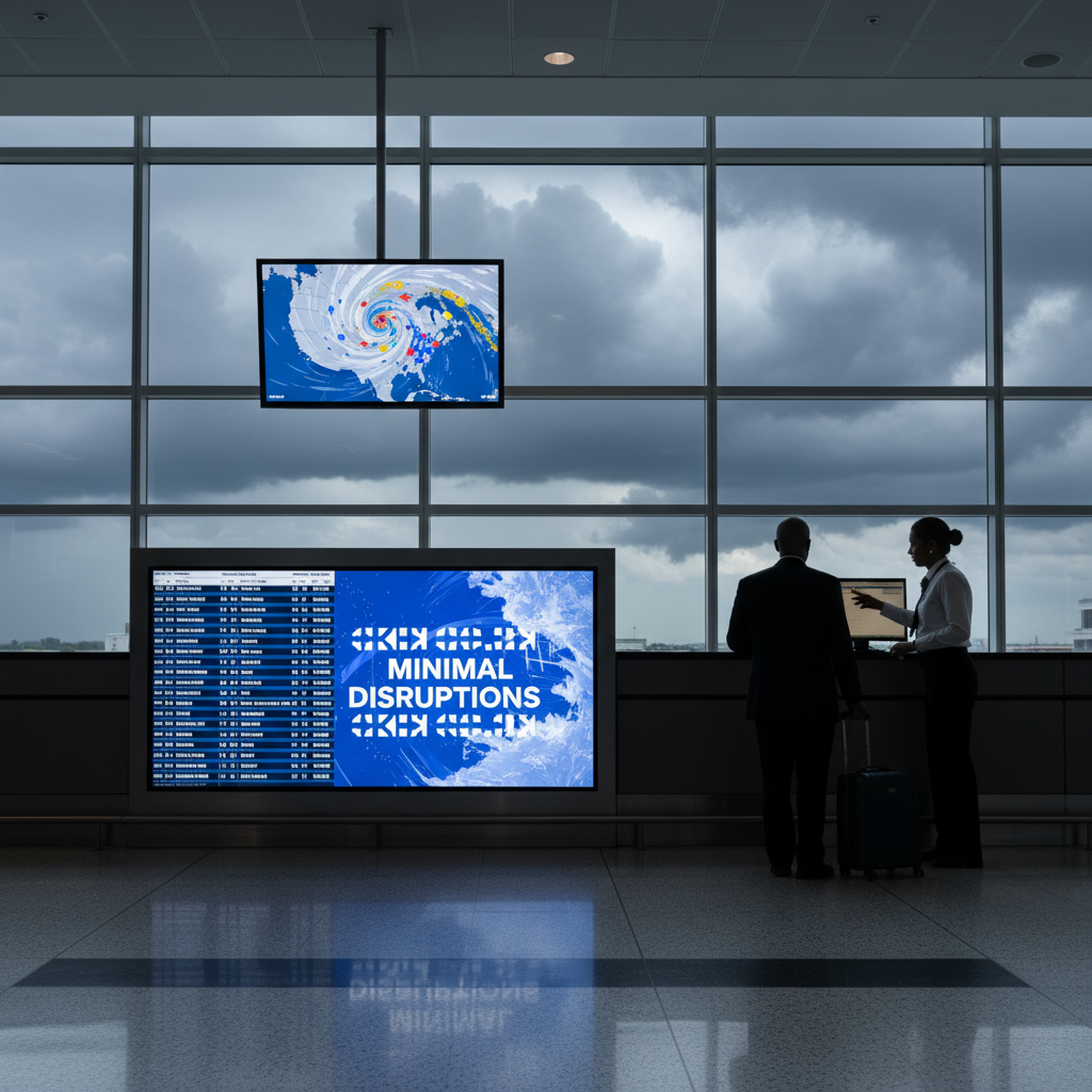 Airlines Waive Change Fees Ahead of Nor'easter; Minimal Saturday Disruptions Expected