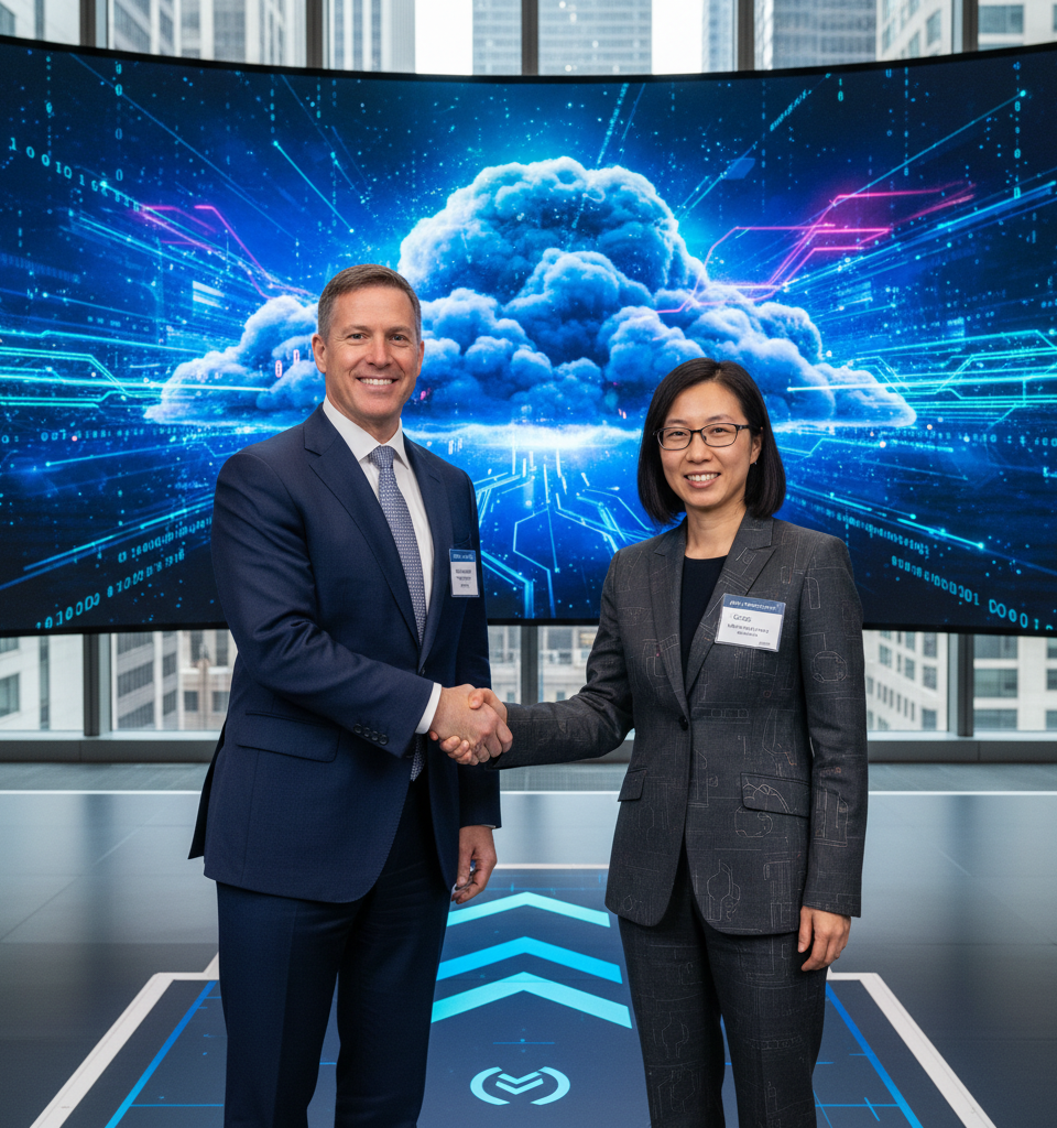 Akamai Soars on Historic AI Cloud Deal, Reshaping Tech Landscape — AI-generated illustration
