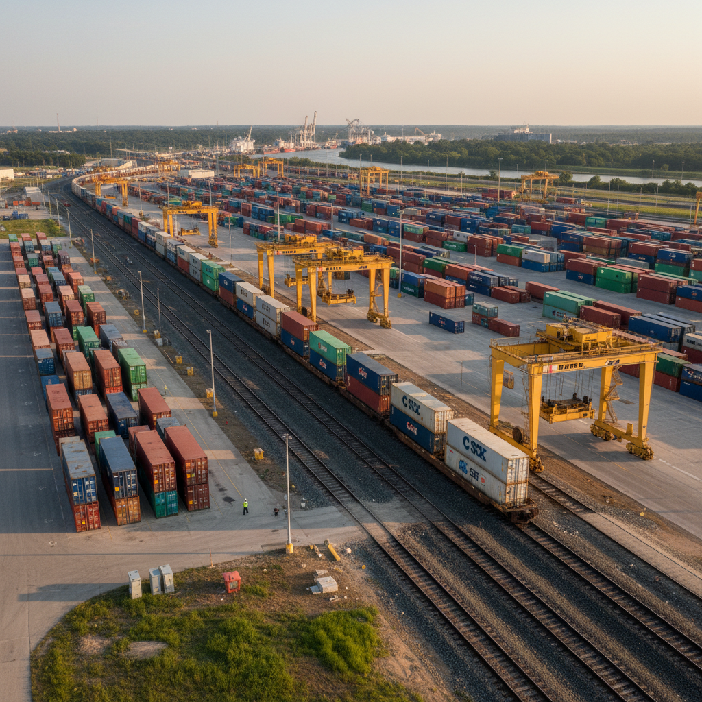 Alabama's New $100M Inland Rail Terminal to Boost Port Connectivity, Capacity