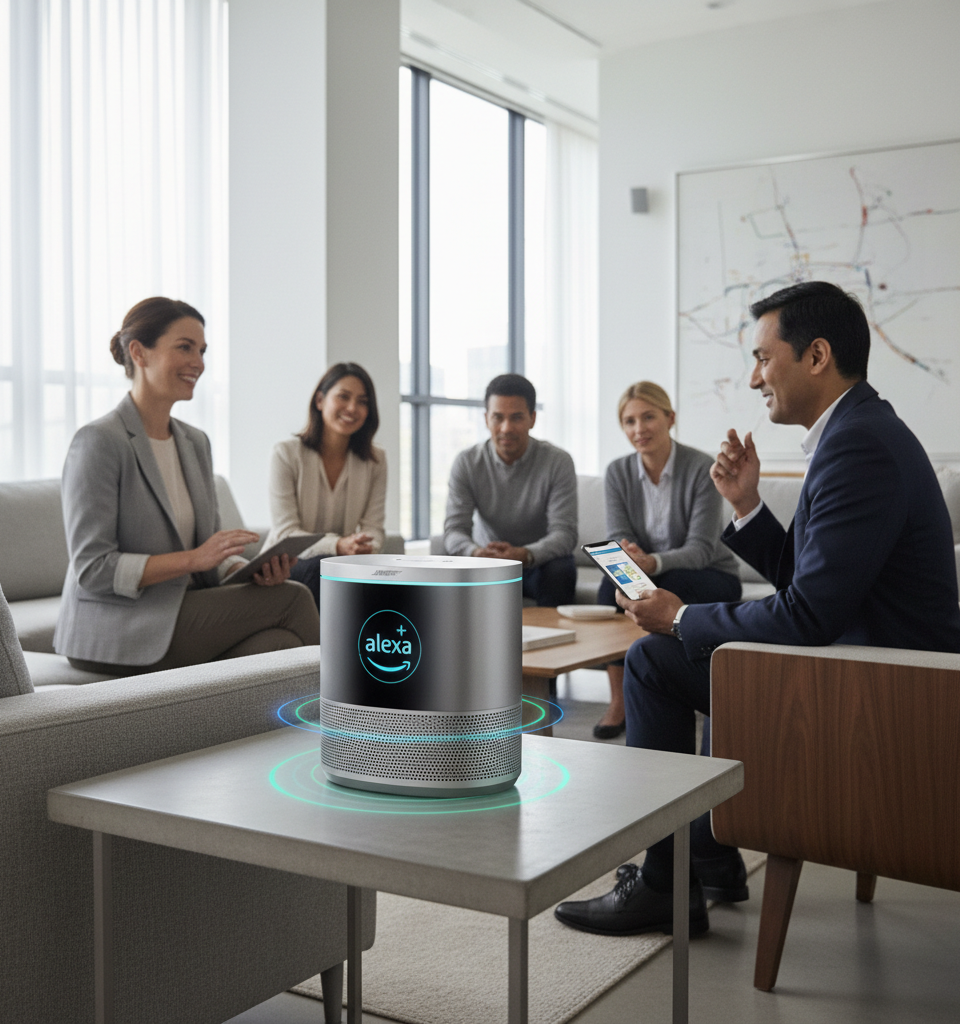 Alexa Plus Debuts on Bose Speakers: A Strategic Expansion for Amazon's AI Assistant — AI-generated illustration