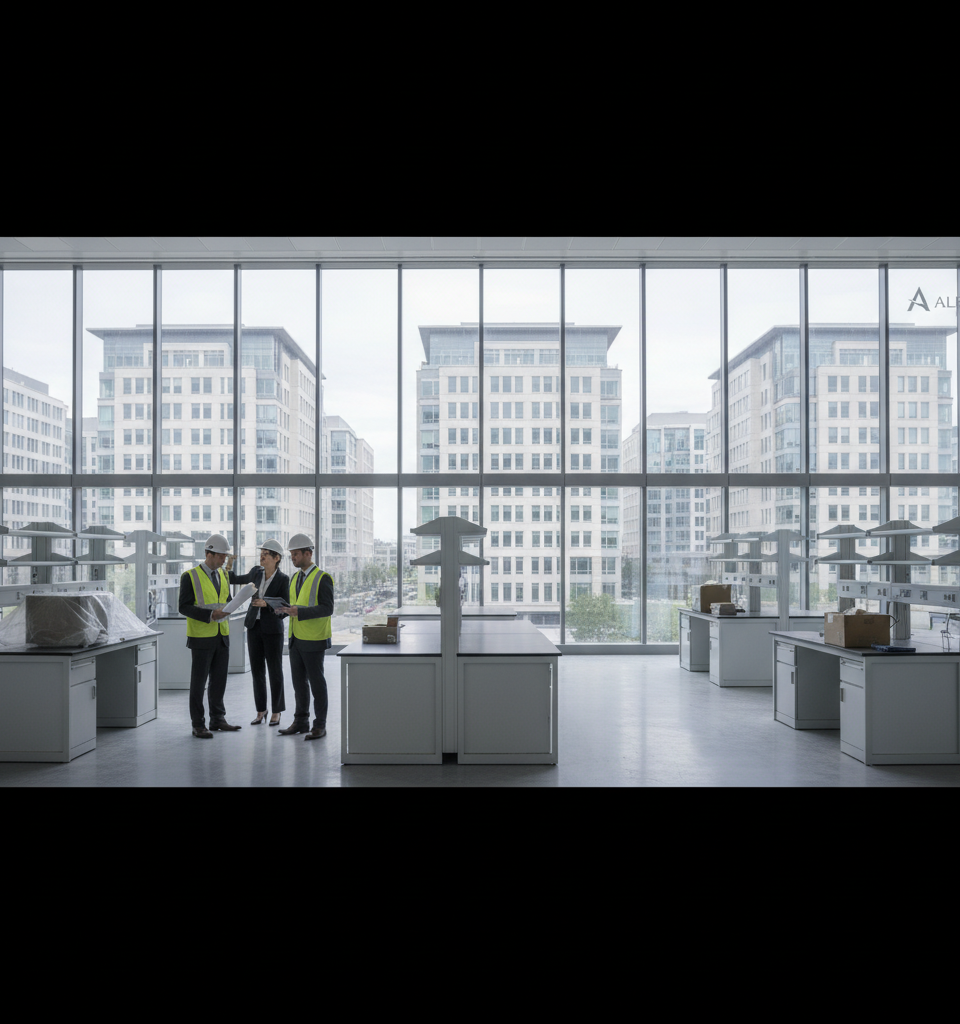 Alexandria Real Estate Equities Grapples With Significant Leasing Slowdown Amid Challenging Life Sciences Market — AI-generated illustration