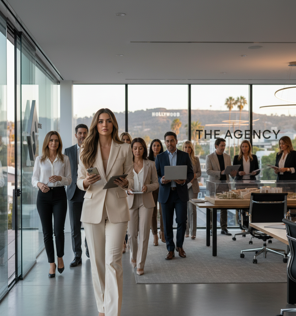 Alexia Umansky Navigates Post-'Buying Beverly Hills' Life Amidst Family Business Evolution — AI-generated illustration