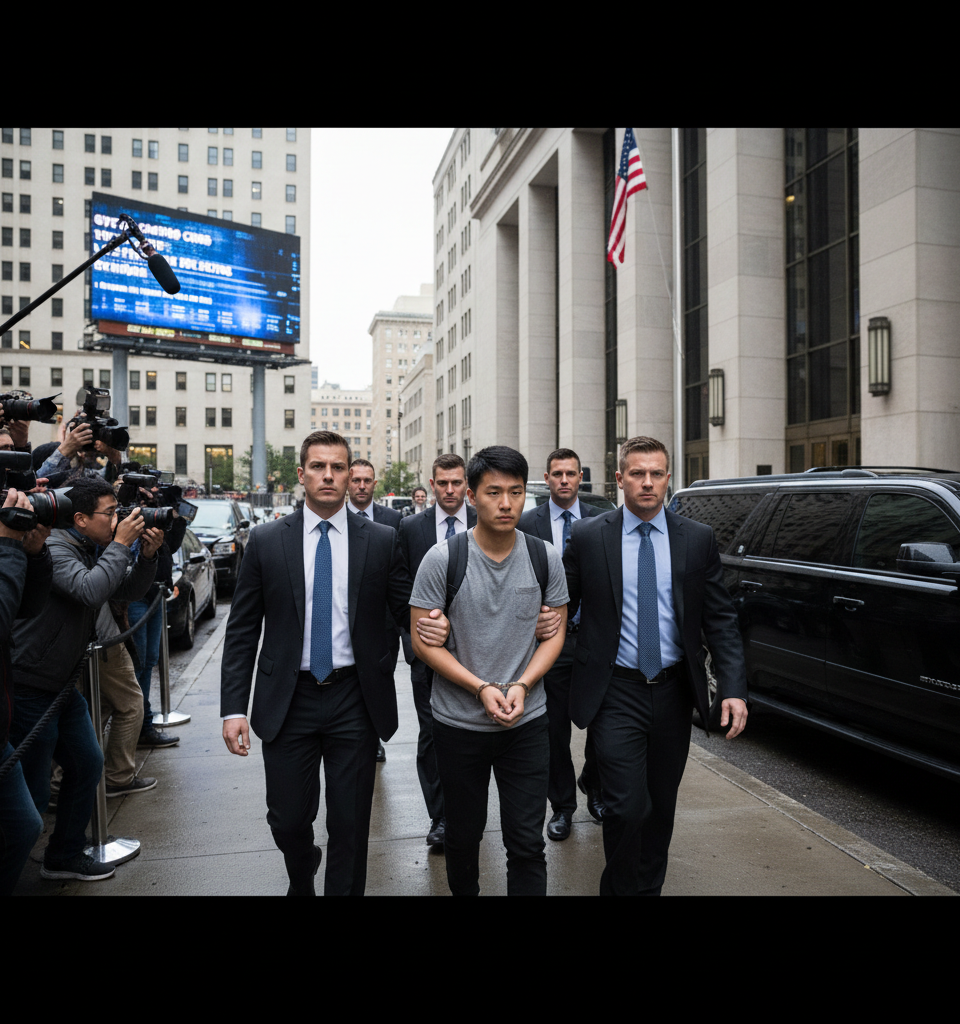 Alleged Chinese Government Hacker Extradited to U.S. in Major Cyber Espionage Case — AI-generated illustration