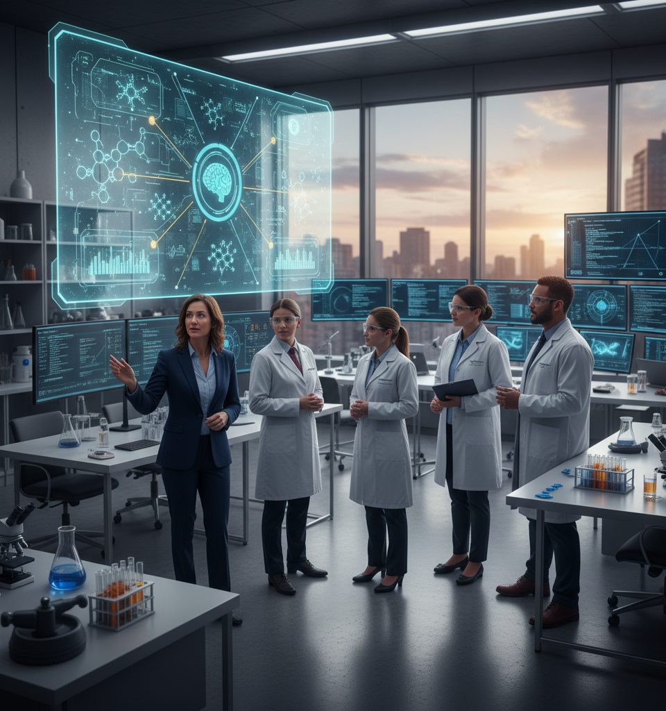 Altara Secures $7M to Revolutionize Physical Sciences R&D with AI-Powered Data Unification — AI-generated illustration