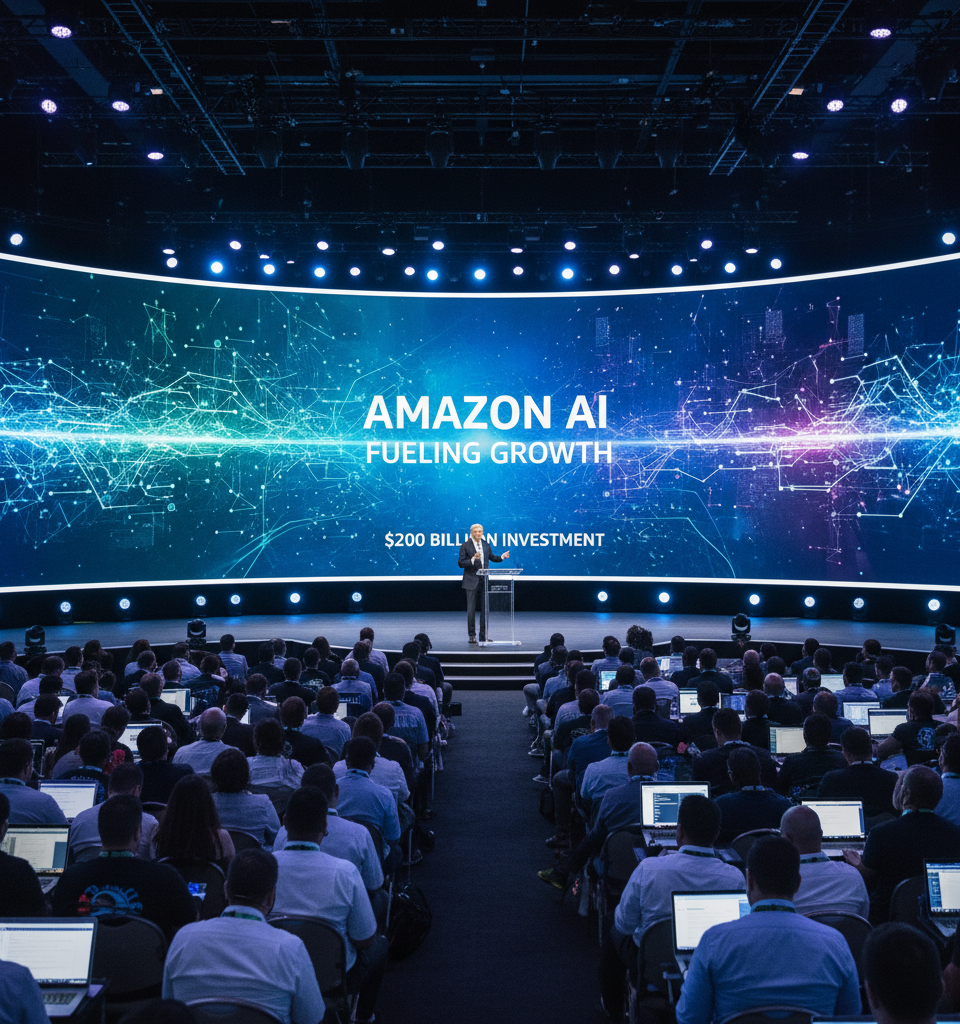 Amazon's $200 Billion AI Bet: Fueling Growth Amidst Tech Arms Race — AI-generated illustration