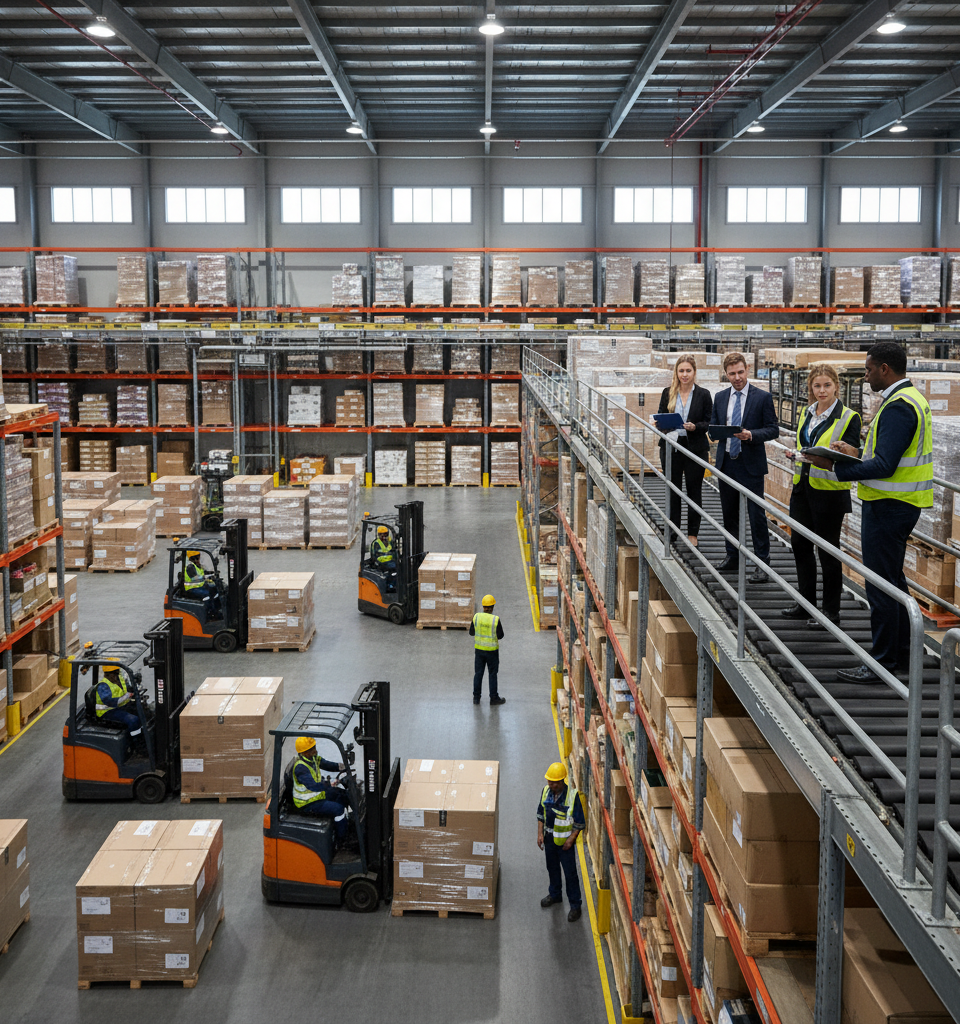 Amazon's Supply Chain Services: A Formidable Logistics Contender or an Unproven Giant? — AI-generated illustration