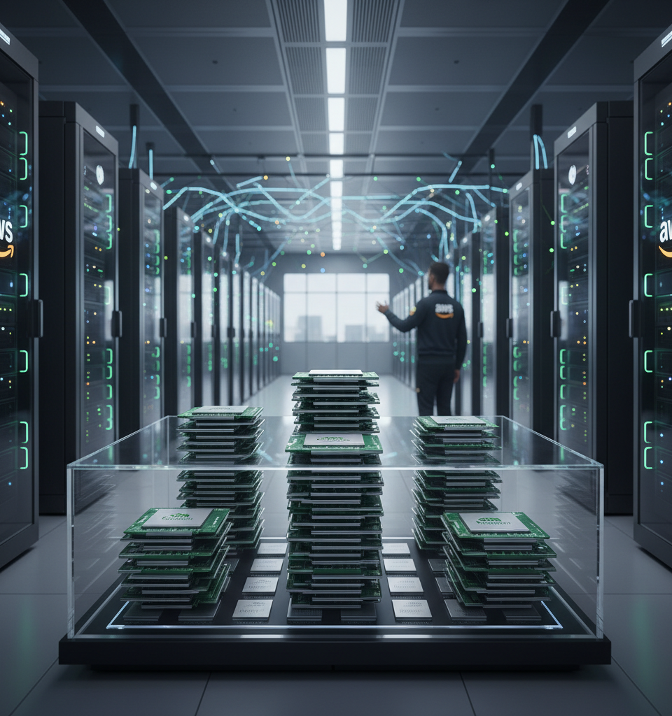 Amazon Triples Nvidia Chip Order Amid Surging AI Demand, Deepening Strategic Partnership — AI-generated illustration