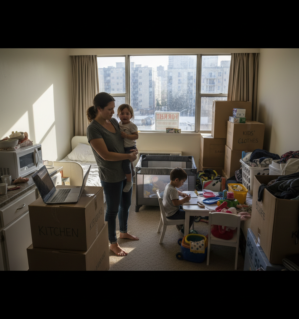 America's Dual Crisis: Housing & Childcare Shortages Fuel Affordability Emergency — AI-generated illustration