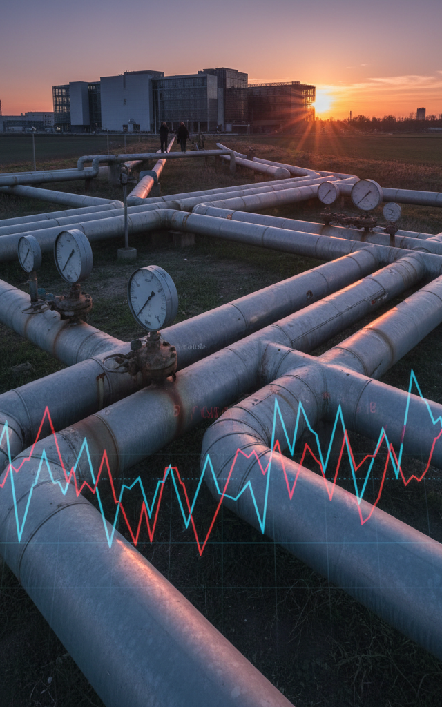 Analysis: How Vulnerable Are European Stocks to Future Natural Gas Price Shocks? — AI-generated illustration