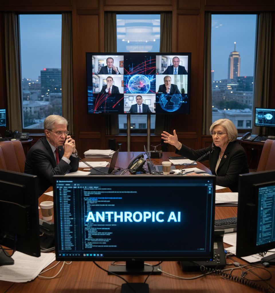 Anthropic AI Uncovers Thousands of Zero-Day Flaws, Rattles Financial Sector — AI-generated illustration