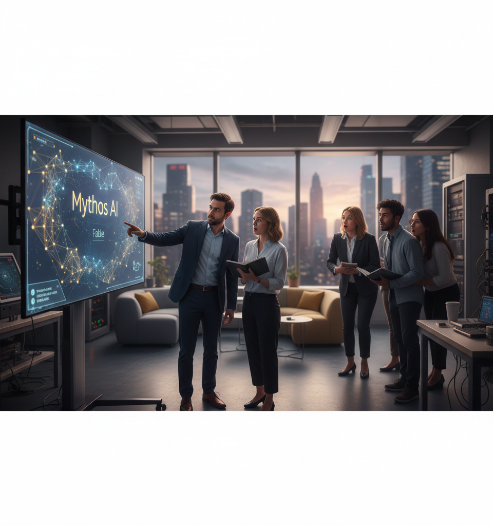 Anthropic Offers Exclusive Preview of Mythos AI Through Fable — AI-generated illustration