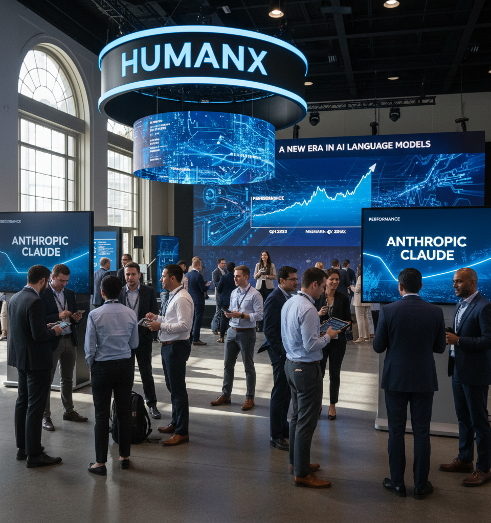 Anthropic's Claude Dominates HumanX: A New Era in AI Language Models — AI-generated illustration