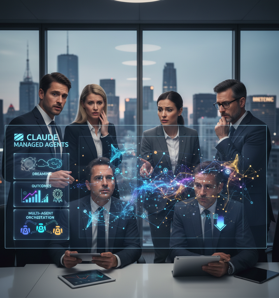 Anthropic's Claude Managed Agents: Consolidating AI orchestration sparks enterprise concern — AI-generated illustration