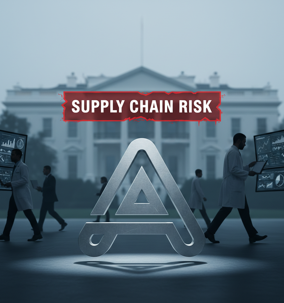 Anthropic's Safety Stance Tested by Supply Chain Risk Designation from US Government — AI-generated illustration