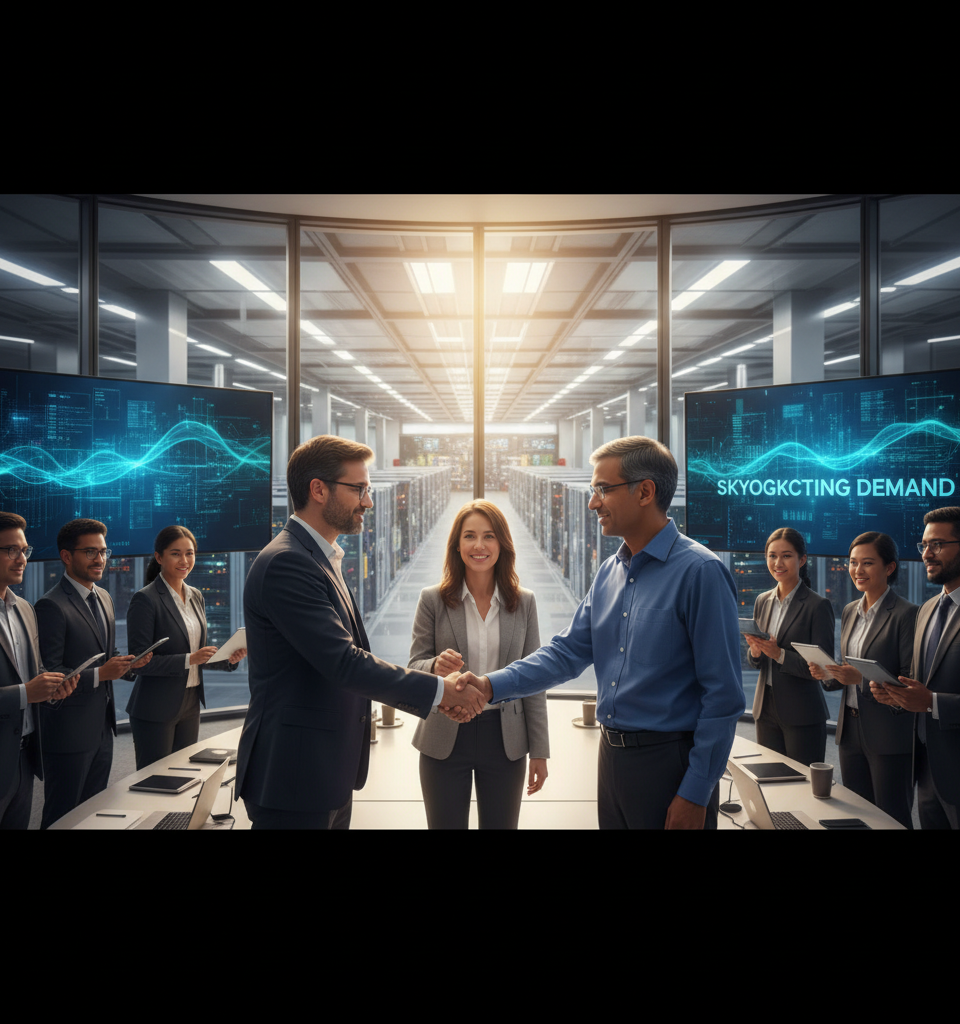 Anthropic ups compute deal with Google and Broadcom amid skyrocketing demand — AI-generated illustration