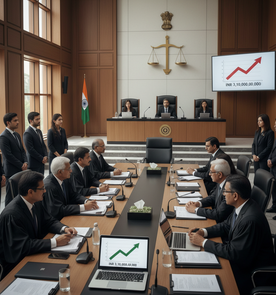 Apple could be fined up to $38 billion by Indian antitrust regulator — AI-generated illustration