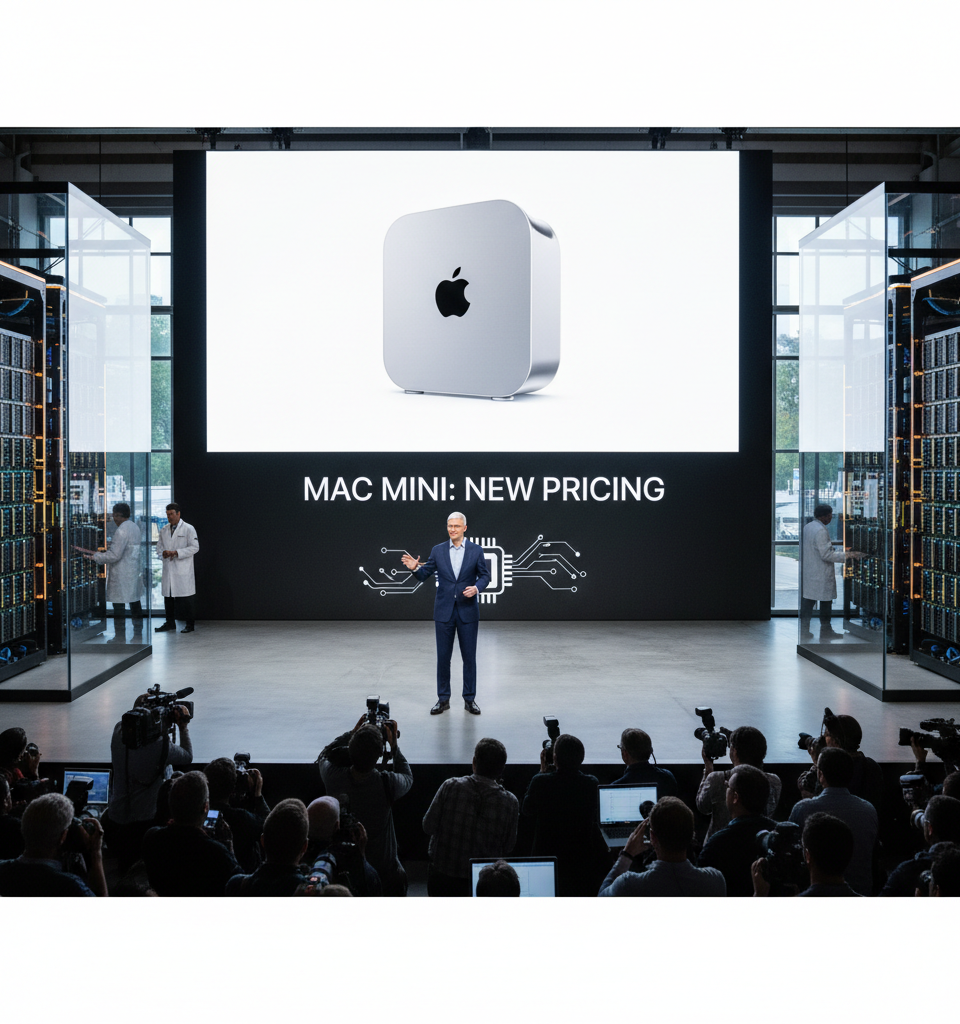 Apple Elevates Mac Mini Price Amid Escalating AI Chip Demand & Supply Crunch — AI-generated illustration