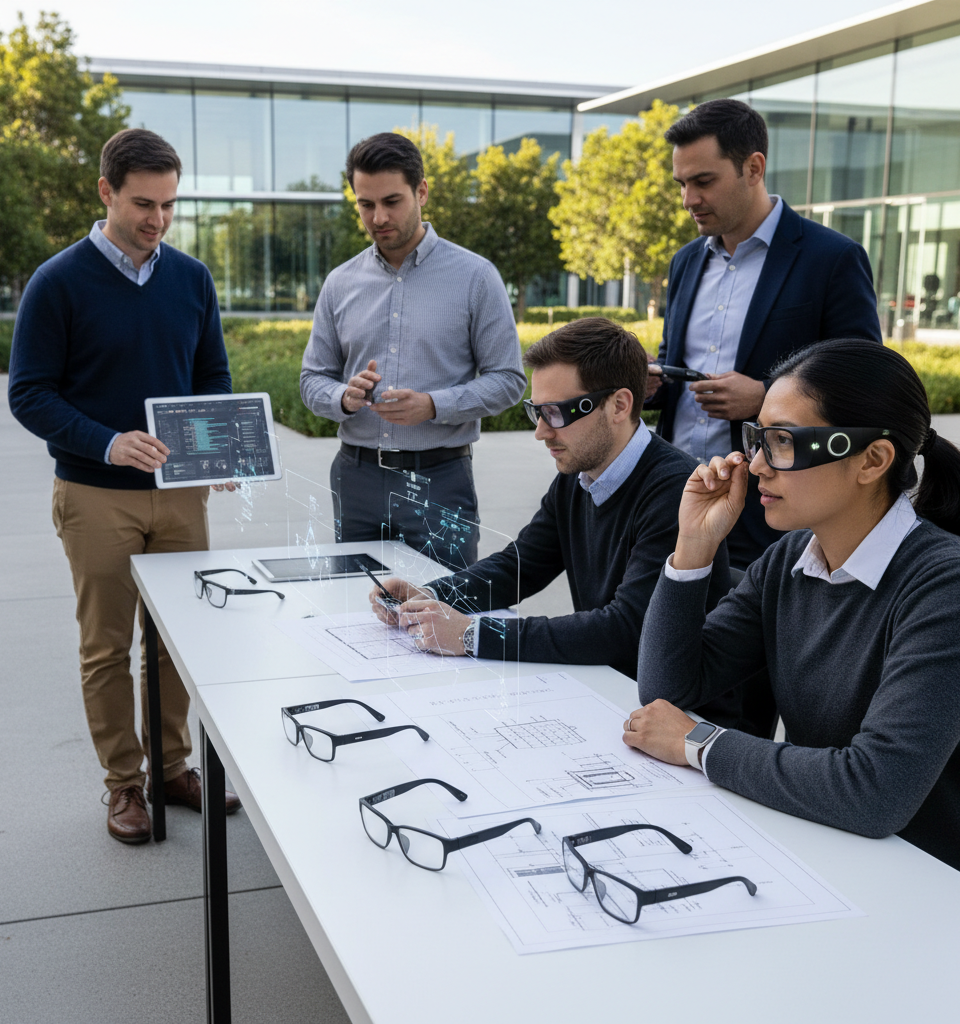 Apple Explores AI Smart Glasses with Multiple Design Prototypes, Indicating Strategic Expansion — AI-generated illustration