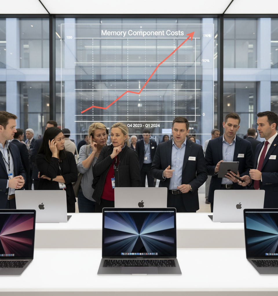 Apple Increases Mac and iPad Prices by $200 or More Amid Rising Memory Costs — AI-generated illustration