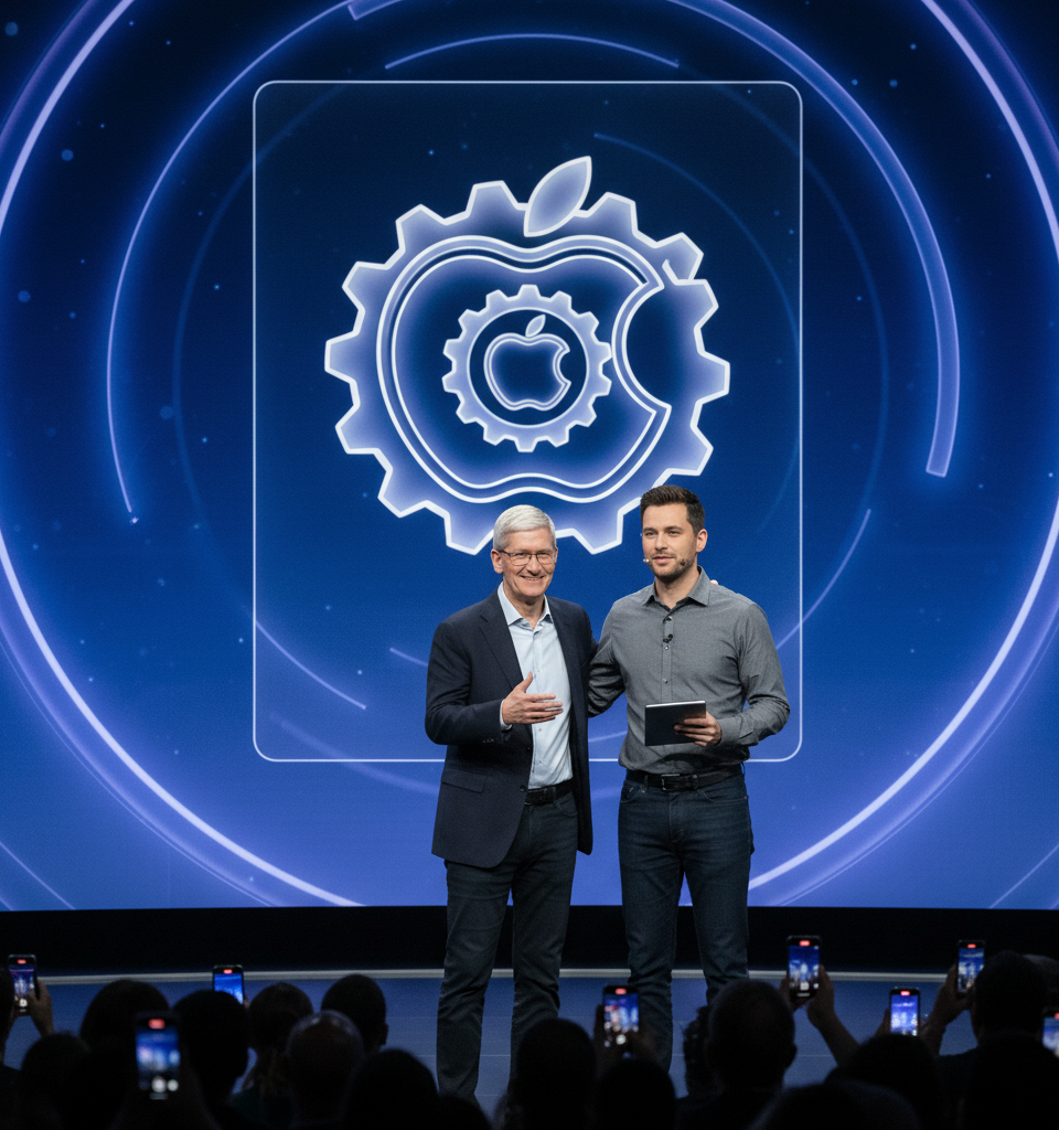 Apple Prepares for Seismic CEO Shift: Tim Cook to Hand Reins to John Ternus in Meticulously Planned Transition — AI-generated illustration