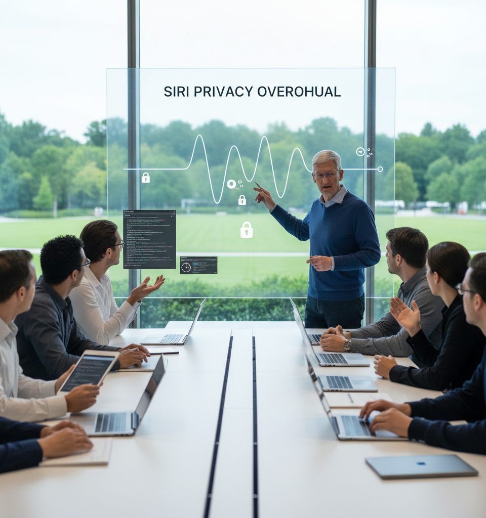 Apple Prepares New Siri for Auto-Deleting Chat, Enhancing User Privacy Controls — AI-generated illustration