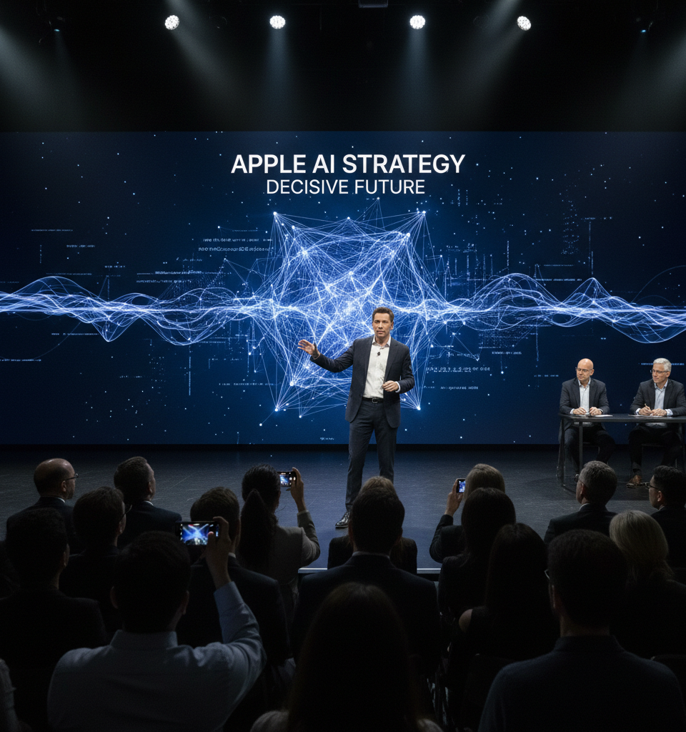 Apple's AI Crossroads: Ternus Tapped for 'Jobs-Era Decisiveness' Amid Critical Delays — AI-generated illustration